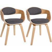 2er Set Stühle Kingston Stoff natura/hellgrau natura 2er Set Stühle Kingston Stoff natura/hellgrau natura von CLP