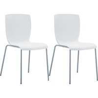 2er Set Stühle Mio weiß 2er Set Stühle Mio weiß von CLP