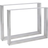 2er Set Tischbeine Velden edelstahl 80 cm 2er Set Tischbeine Velden edelstahl 80 cm von CLP