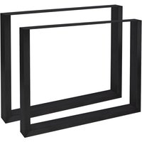 2er Set Tischbeine Velden schwarz 70 cm 2er Set Tischbeine Velden schwarz 70 cm von CLP