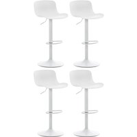 4er Set Barhocker Almada weiß 4er Set Barhocker Almada weiß von CLP