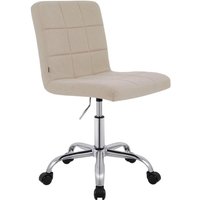 Arbeitshocker Darfield creme Stoff von CLP