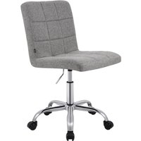 Arbeitshocker Darfield grau Stoff von CLP