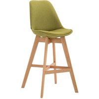 Barhocker Cannes Stoff grün natura von CLP