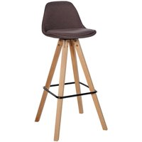 Barhocker Corbin Stoff Square braun natura von CLP