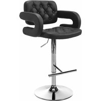 CLP - Barhocker Dublin Kunstleder schwarz chrom von CLP