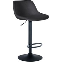 Barhocker Loft schwarz Samt Barhocker Loft schwarz Samt von CLP