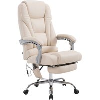 Bürostuhl Pacific mit Massagefunktion creme von CLP