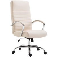 Bürostuhl Valais Kunstleder creme von CLP