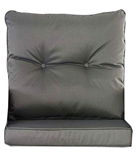 CLP 10er Kissen Set für Gartengarnitur FISOLO Flachrattan, aus 100% Polyester, bis zu 5 Farben wählbar, Farbe:anthrazit CLP 10er Kissen Set für Gartengarnitur FISOLO Flachrattan, aus 100% Polyester, bis zu 5 Farben wählbar, Farbe:anthrazit von CLP