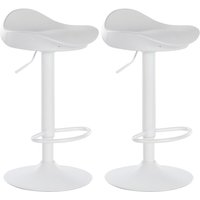 2er Set Barhocker Alisson weiß 2er Set Barhocker Alisson weiß von CLP