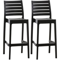 CLP - 2er Set Barhocker Ares schwarz CLP - 2er Set Barhocker Ares schwarz von CLP