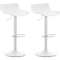 2er Set Barhocker Aveiro weiß 2er Set Barhocker Aveiro weiß von CLP