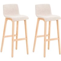 CLP - 2er Set Barhocker Hover Stoff Natura creme CLP - 2er Set Barhocker Hover Stoff Natura creme von CLP