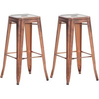 CLP - 2er Set Barhocker Joshua kupfer von CLP