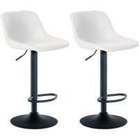 CLP - 2er Set Barhocker Loft weiß Kunstleder CLP - 2er Set Barhocker Loft weiß Kunstleder von CLP