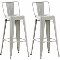 CLP - 2er Set Barhocker Mason silber CLP - 2er Set Barhocker Mason silber von CLP