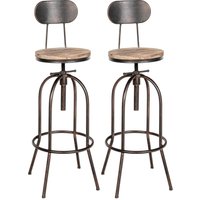 CLP - 2er Set Barhocker Pino bronze von CLP