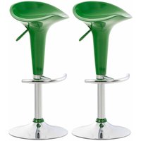 2er Set Barhocker Saddle grün 2er Set Barhocker Saddle grün von CLP