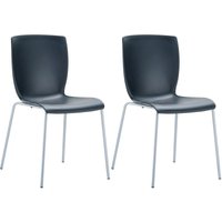 2er Set Stühle Mio schwarz 2er Set Stühle Mio schwarz von CLP