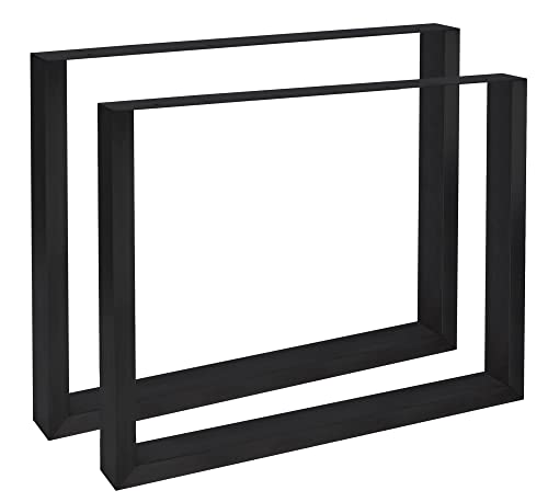 CLP 2er Set Tischbeine Velden I Tischkufen Aus Vierkantprofilen I Höhe 72 cm I Pulverbeschichtetes Gestell, Farbe:schwarz, Größe:70 cm CLP 2er Set Tischbeine Velden I Tischkufen Aus Vierkantprofilen I Höhe 72 cm I Pulverbeschichtetes Gestell, Farbe:schwarz, Größe:70 cm von CLP