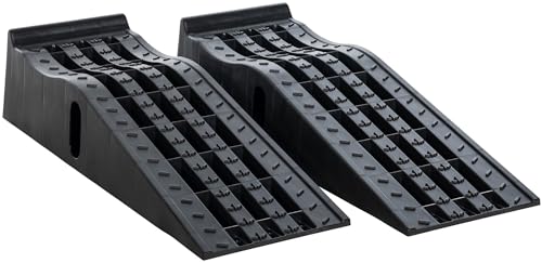 CLP Auffahrrampen-Set I Für PKW Reparatur, rutschfest Und Robust I KFZ-Heber Rampenset Für Wartung Und Erhöhung Von Camping Van und Auto, Set-Inhalt:Auffahrrampe CLP Auffahrrampen-Set I Für PKW Reparatur, rutschfest Und Robust I KFZ-Heber Rampenset Für Wartung Und Erhöhung Von Camping Van und Auto, Set-Inhalt:Auffahrrampe von CLP