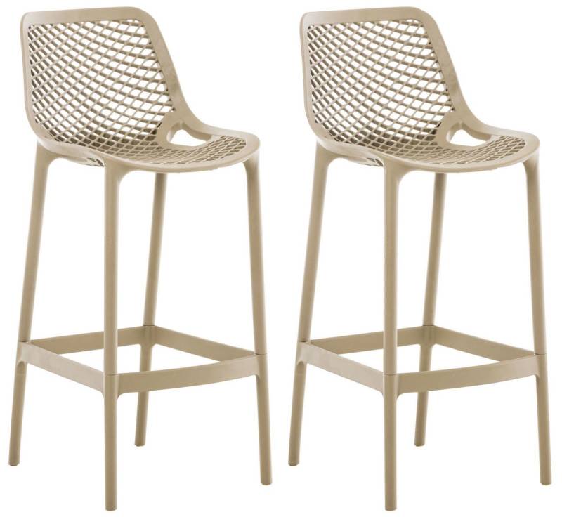 CLP Barhocker Air (2er Set, 2 St., 2er), Outdoor, Kunststoff von CLP