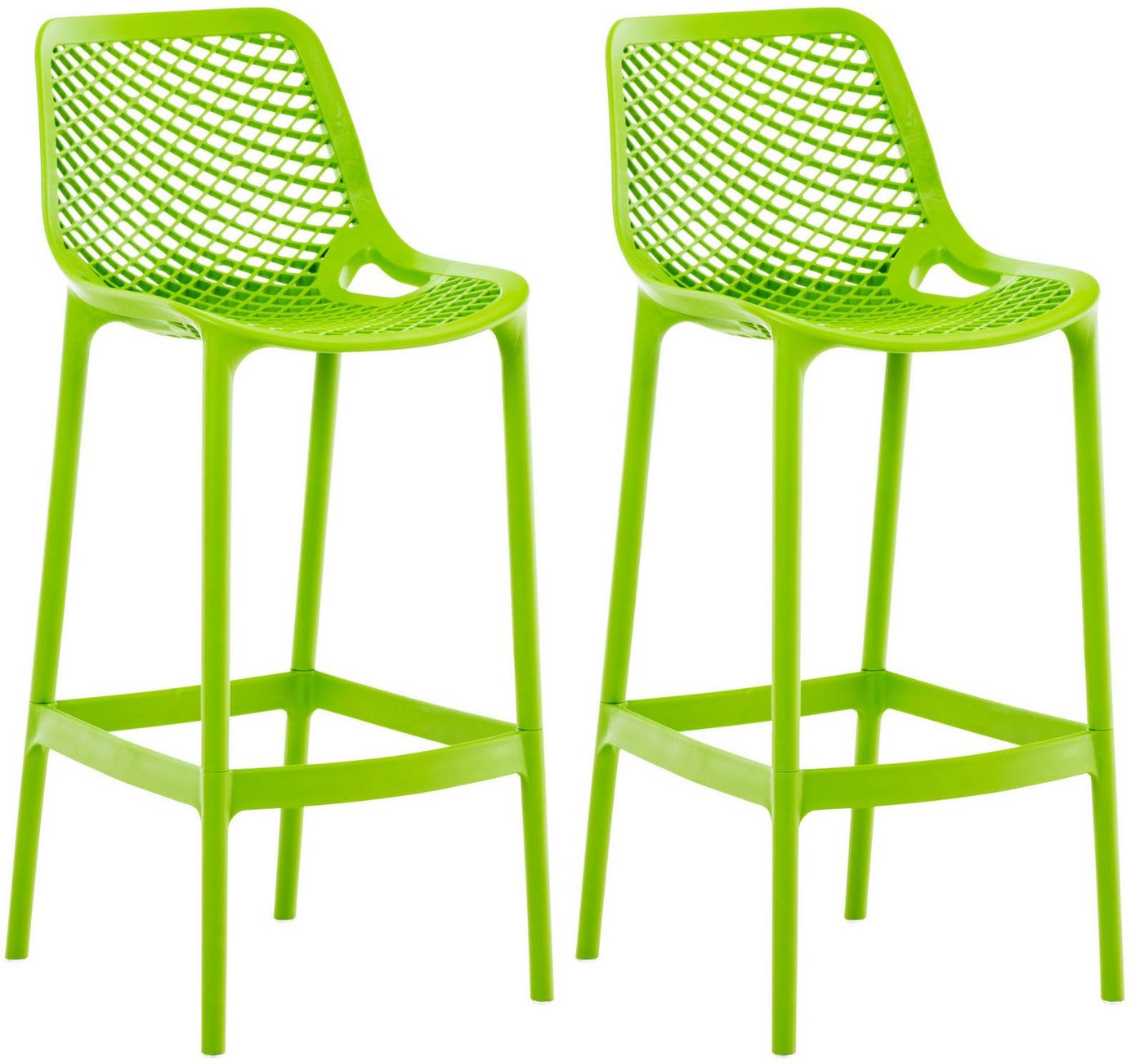 CLP Barhocker Air (2er Set, 2 St., 2er), Outdoor, Kunststoff von CLP