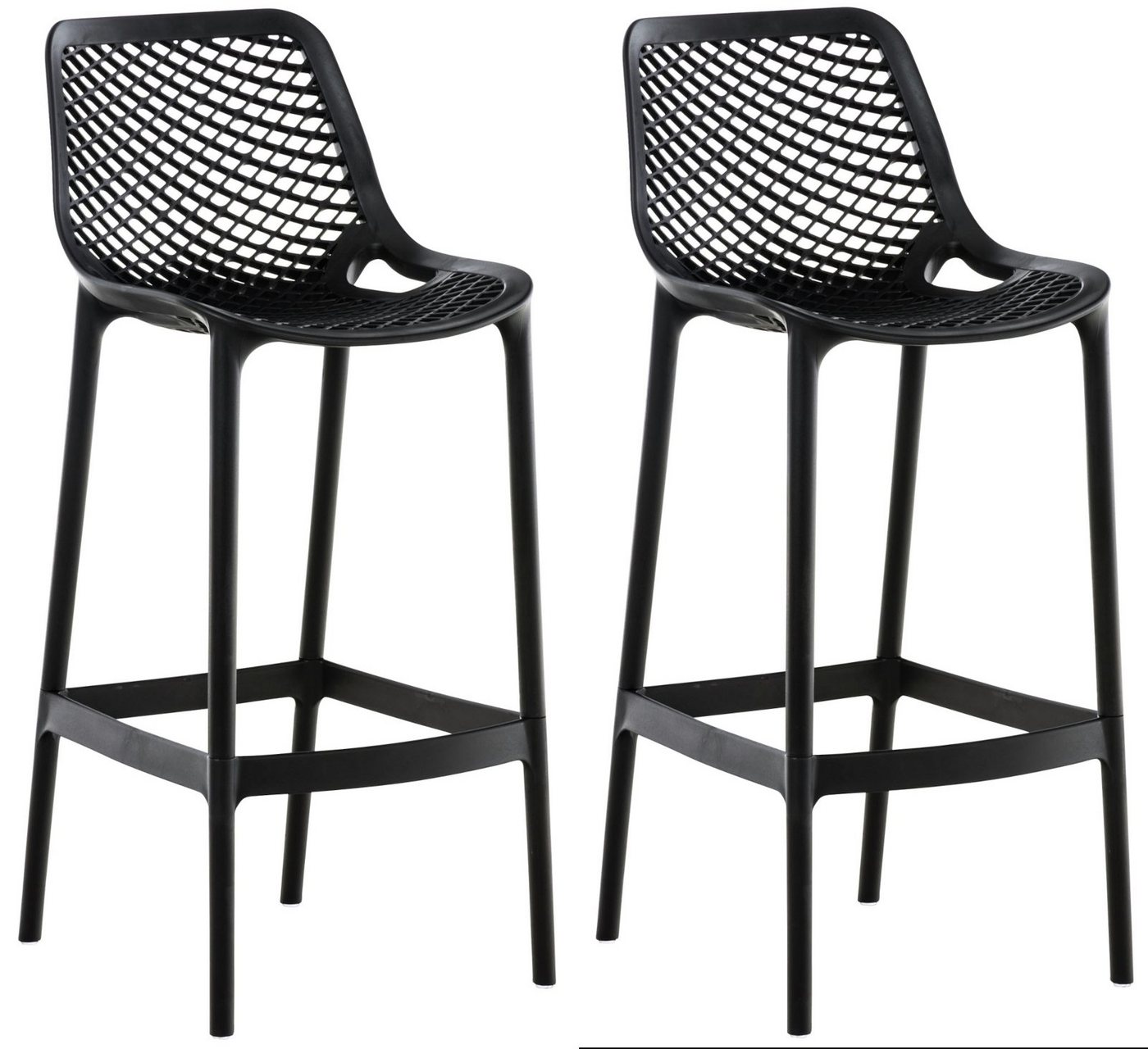CLP Barhocker Air (2er Set, 2 St., 2er), Outdoor, Kunststoff von CLP