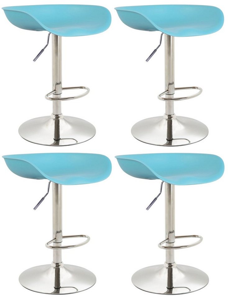 CLP Barhocker Anaheim Kunststoff (4er Set, 4 St., 4er), höhenverstell-& drehbar von CLP