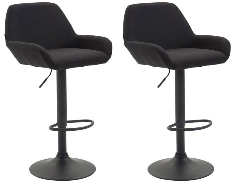 CLP Barhocker Braga Stoff (2er Set, 2 St., 2er), drehbar und höhenverstellbar von CLP