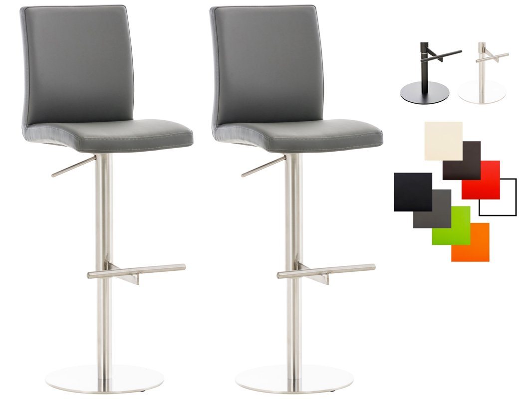 CLP Barhocker Cadiz Kunstleder (2er Set, 2 St., 2er), mit Fußstütze von CLP