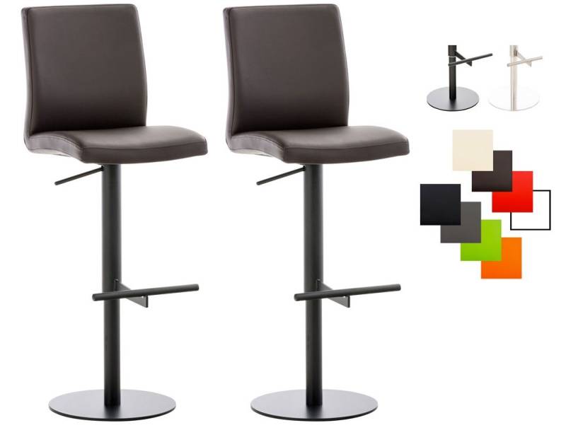 CLP Barhocker Cadiz Kunstleder (2er Set, 2 St., 2er), mit Fußstütze von CLP