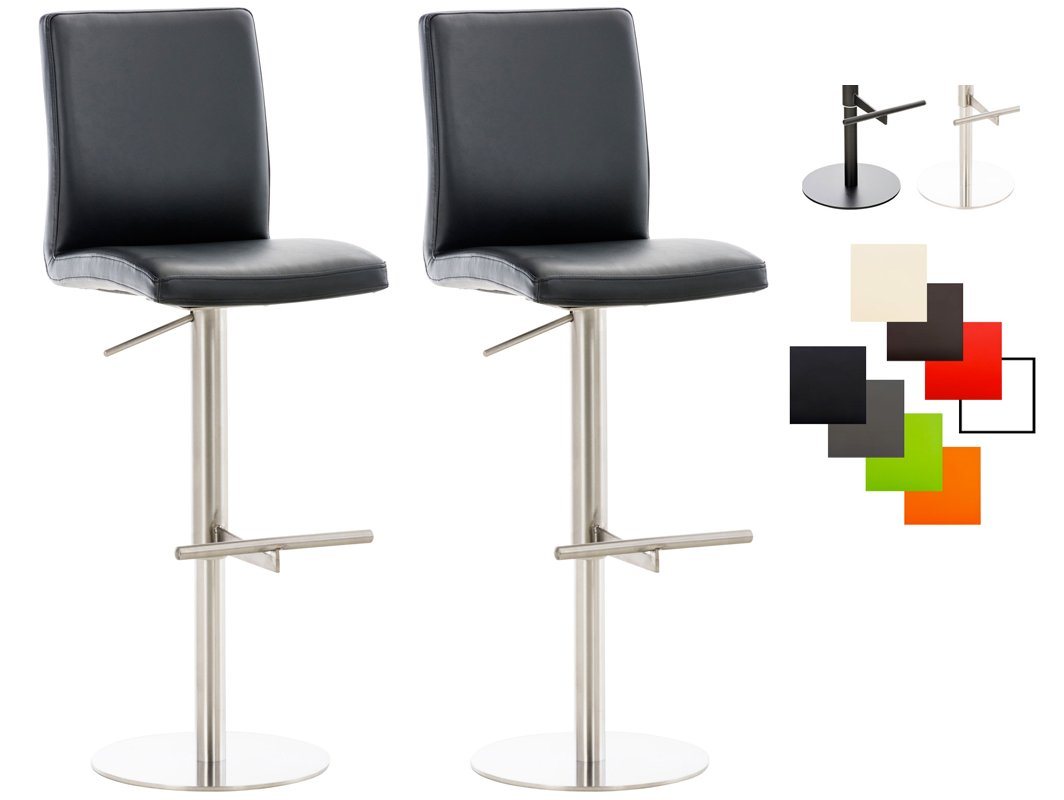 CLP Barhocker Cadiz Kunstleder (2er Set, 2 St., 2er), mit Fußstütze von CLP