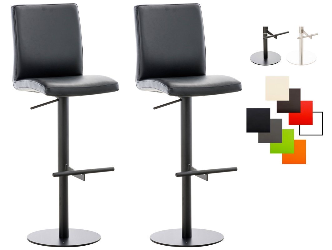 CLP Barhocker Cadiz Kunstleder (2er Set, 2 St., 2er), mit Fußstütze von CLP