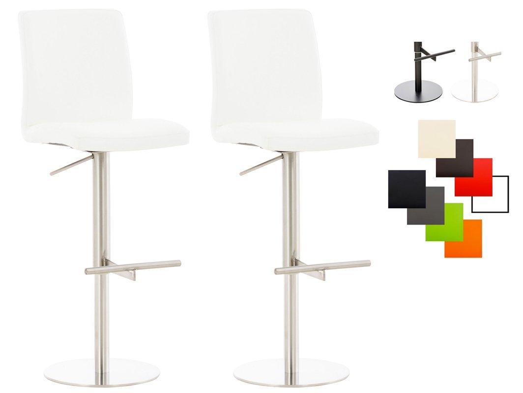 CLP Barhocker Cadiz Kunstleder (2er Set, 2 St., 2er), mit Fußstütze von CLP