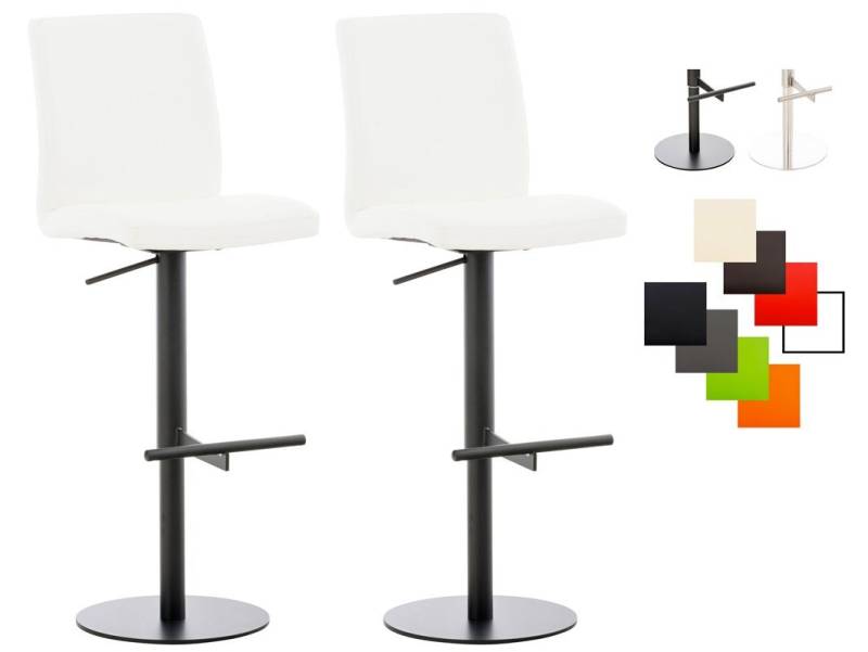 CLP Barhocker Cadiz Kunstleder (2er Set, 2 St., 2er), mit Fußstütze von CLP