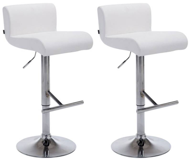 CLP Barhocker California Kunstleder (2er Set, 2 St., 2er), höhenverstellbar von CLP
