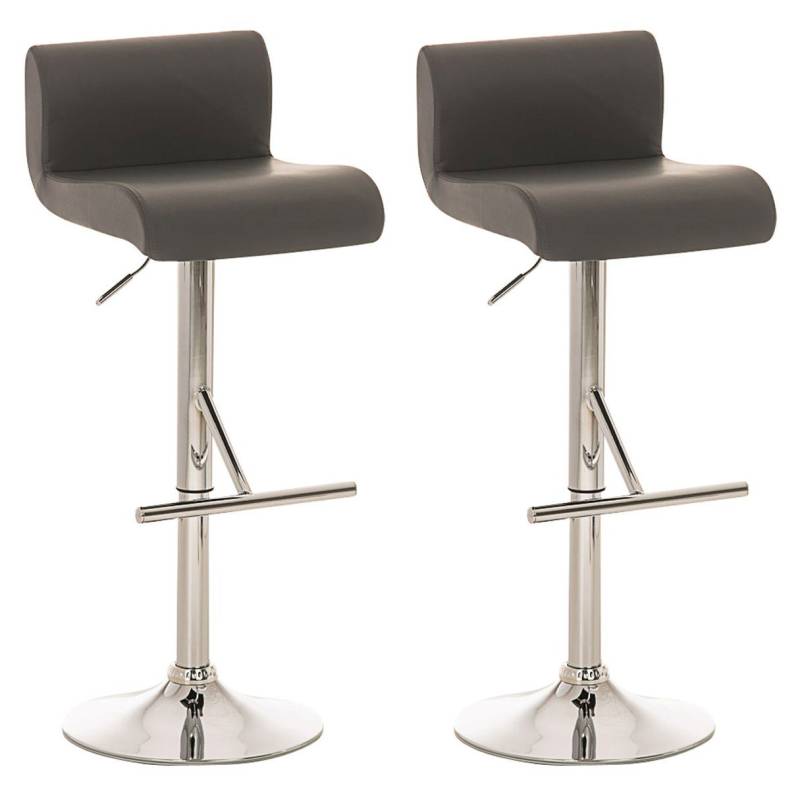 CLP Barhocker California Kunstleder (2er Set, 2 St., 2er), höhenverstellbar von CLP