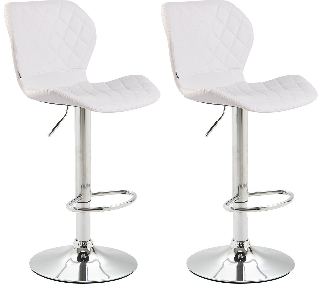 CLP Barhocker Cork Kunstleder (2er Set, 2 St., 2er), höhenverstell- & drehbar von CLP