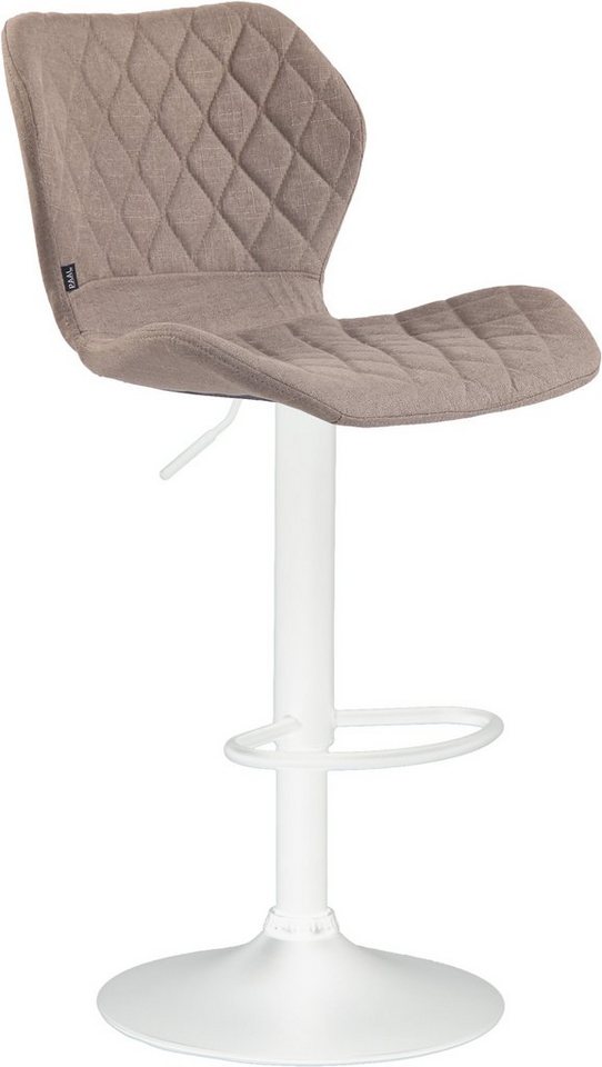 CLP Barhocker Cork Stoff, höhenverstellbar und 360 Grad drehbar von CLP