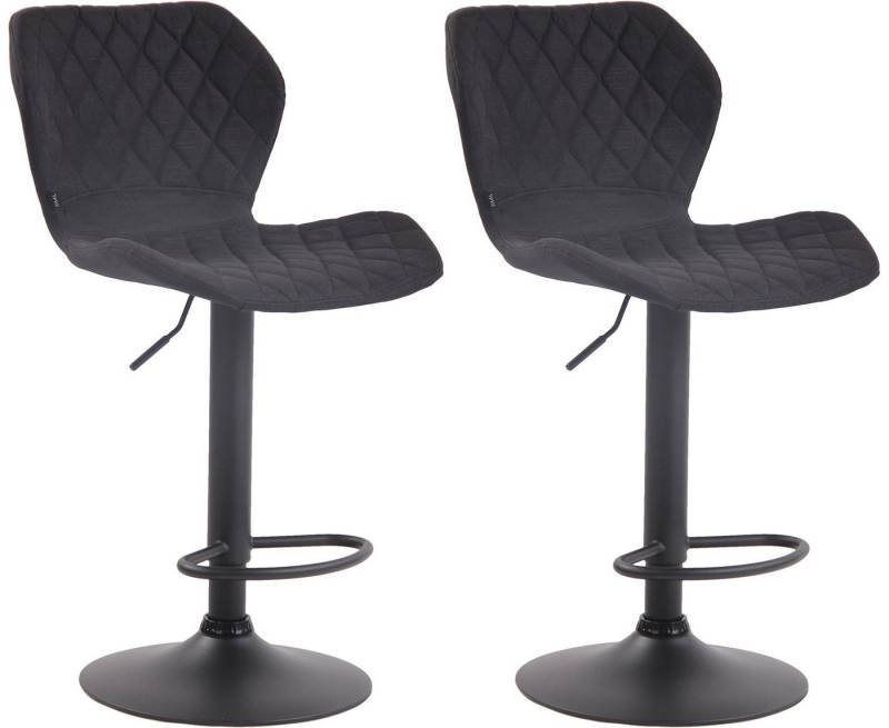 CLP Barhocker Cork Stoff (2er Set, 2 St., 2er), drehbar mit Höhenverstellung von CLP