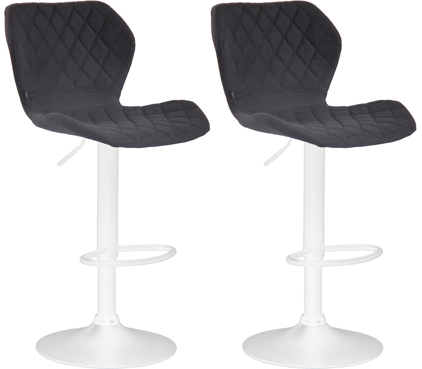 CLP Barhocker Cork Stoff (2er Set, 2 St., 2er), drehbar mit Höhenverstellung von CLP