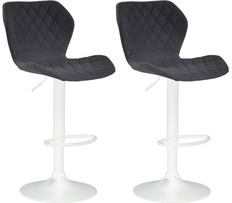 CLP Barhocker Cork Stoff (2er Set, 2 St., 2er), drehbar mit Höhenverstellung von CLP