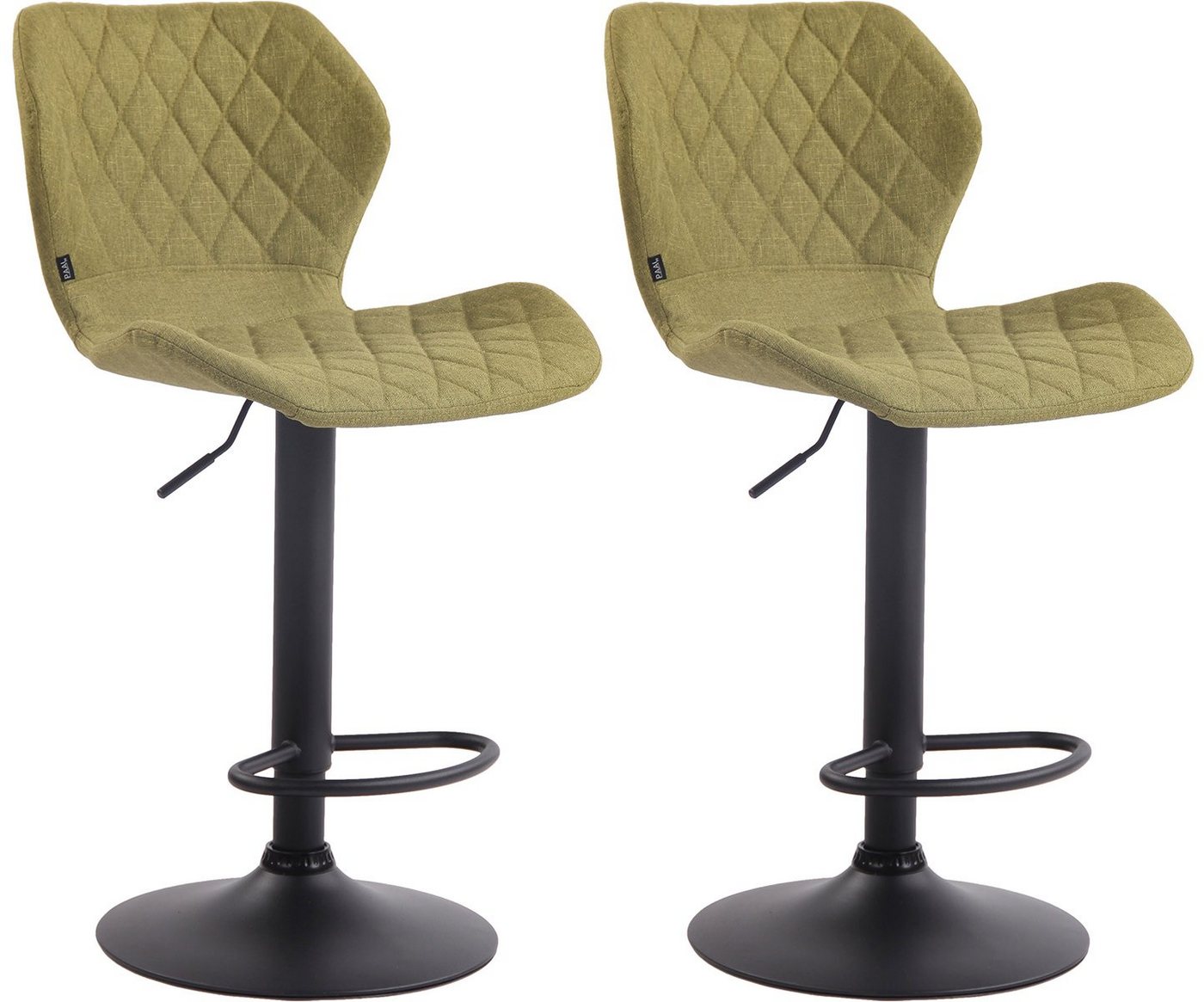 CLP Barhocker Cork Stoff (2er Set, 2 St., 2er), drehbar mit Höhenverstellung von CLP