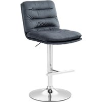 CLP - Barhocker Damar Samt dunkelgrau chrom CLP - Barhocker Damar Samt dunkelgrau chrom von CLP