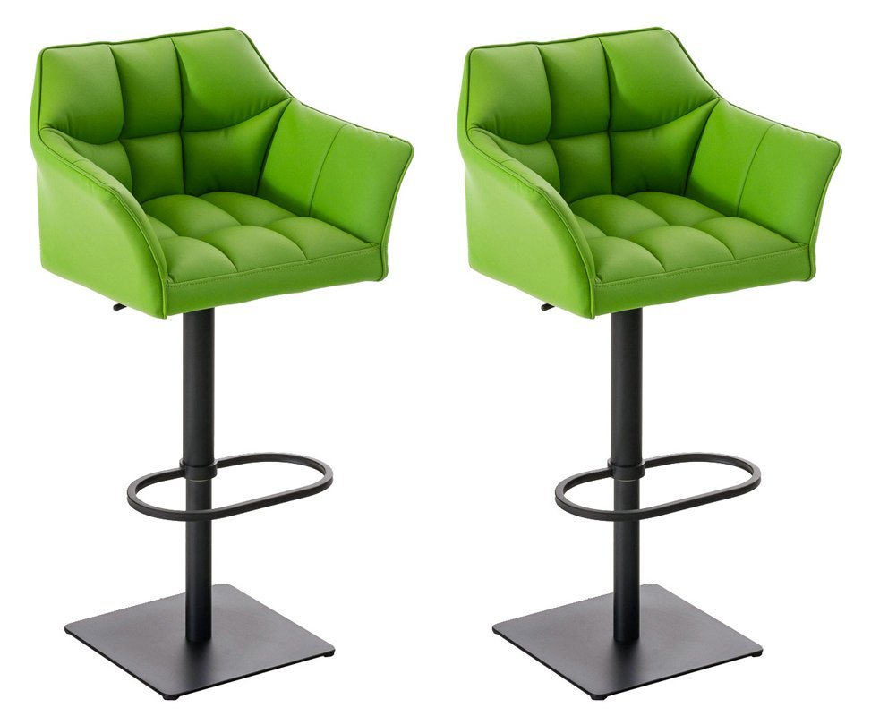 CLP Barhocker Damaso Kunstleder (2er Set, 2 St., 2er), dreh- & höhenverstellbar von CLP
