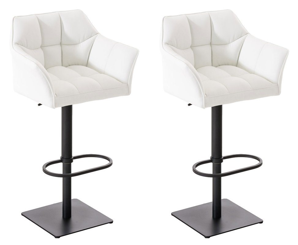 CLP Barhocker Damaso Kunstleder (2er Set, 2 St., 2er), dreh- & höhenverstellbar von CLP