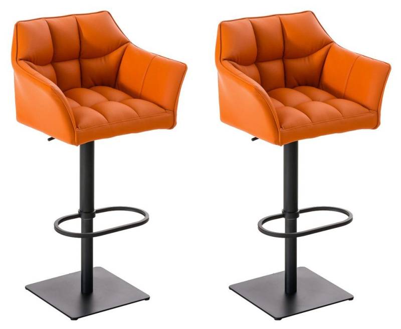 CLP Barhocker Damaso Kunstleder (2er Set, 2 St., 2er), dreh- & höhenverstellbar von CLP