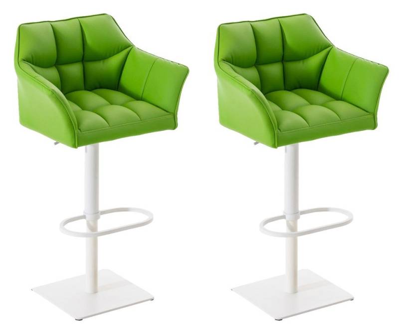CLP Barhocker Damaso Kunstleder (2er Set, 2 St., 2er), dreh- & höhenverstellbar von CLP